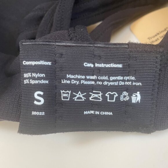 Truekind® Daily Comfort Wirefree Shaper Bra Black Sz SM  10022 - Picture 4 of 5